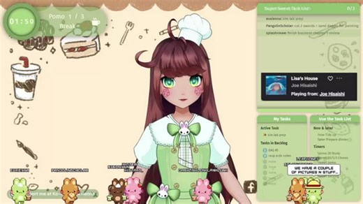 long time no seeee~~~ |coworking stream | !task !lurk