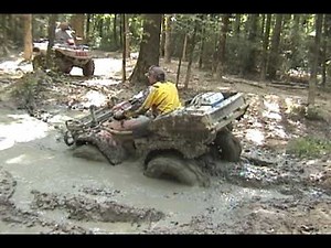 Honda Foreman's with 30' Mudzillas, Mud Gears & Mudlites Mud Riding