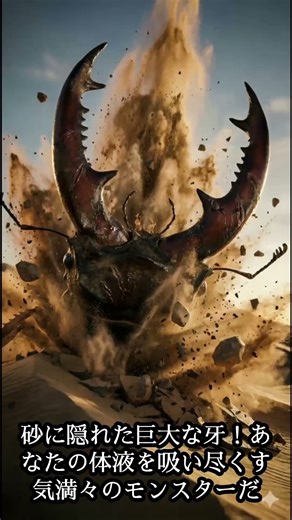 [Viewer discretion advised] No escape... The fear of being dragged into a giant antlion pit