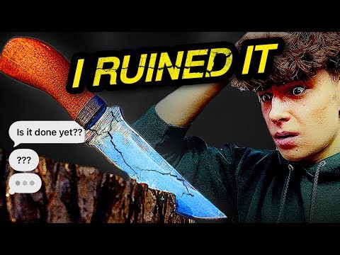 16 y/o PAID to MAKE a CUSTOM KNIFE?!