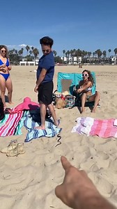30K views | Snake prank on the beach This original video was produced by Rick Lax and Alex Z. | Lists and Laughs | Facebook