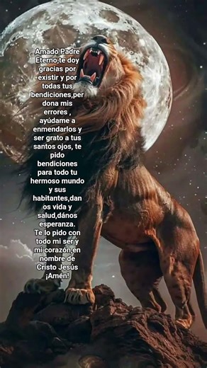 ...mi sincera oración, confiando en Padre Eterno ☀️🤍✨