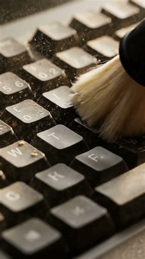Dirty Keyboard → ✨Perfect Clean Satisfying CleanTok Short ✨ #asmr
