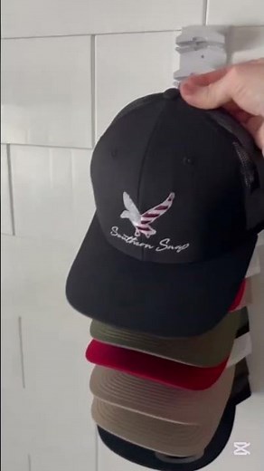 Wall-Mounted Hat Rack for Baseball Caps – Multifunctional Cap Organizer & Holder for Door