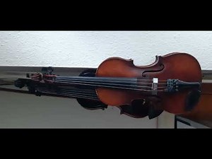 Old violin folk fiddle improvisation