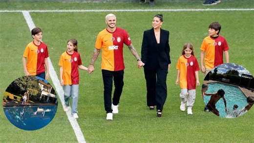 Clásica y con una enorme pileta: Wanda Nara mostró su casa en Estambul