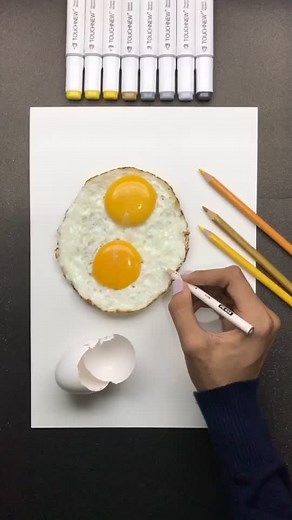 Egg Drawing Tutorial: Real vs. Sketch | Learn How to Draw an Egg!