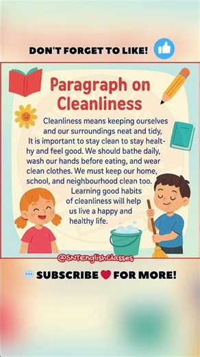 Paragraph on Cleanliness | Short Paragraph on Cleanliness | Cleanliness Paragraph for Students
