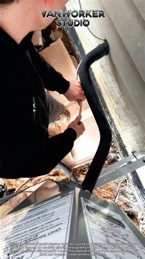 Plumber Hack: Neat Copper Pipe Routing Through Tight Spaces