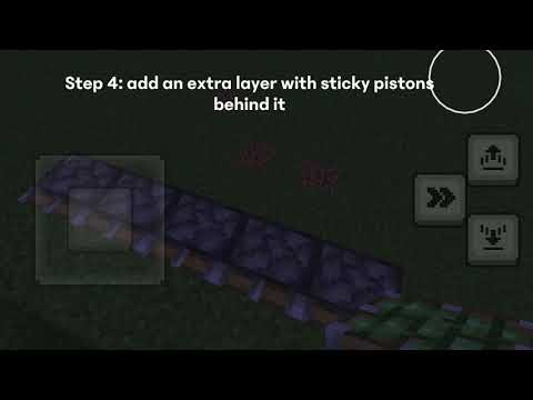How to make a simple push pull trap in Minecraft (tutorial)