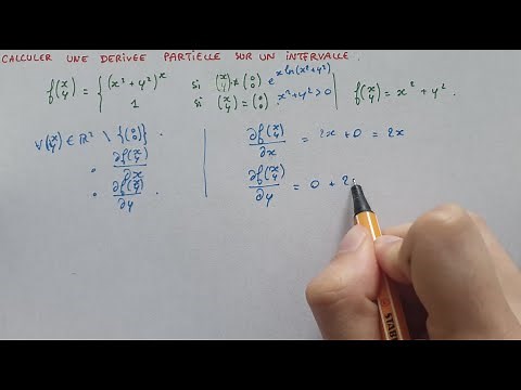 Calculer la DÉRIVÉE PARTIELLE sur un INTERVALLE - Explications & Exemples - Analyse Maths - Bac Sup