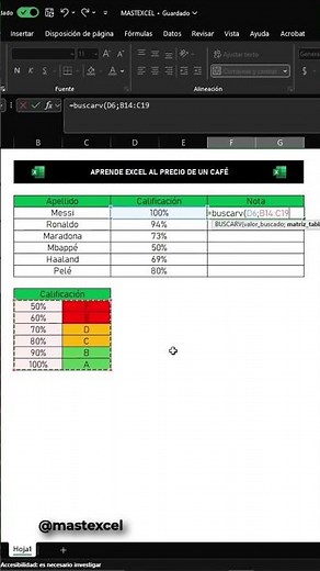 CÓMO USAR EL BUSCARV EN EXCEL