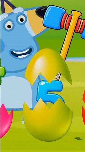 Counting Numbers 1 to 10 with Surprise Eggs 🥚#kidssong #preschool #kindergarten #counting