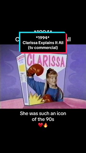 Nickelodeon’s Clarissa Explains It All. Commercial from 1994. . . . . . . . . . . . . . . #clarissaexplainsitall #clarissa #melissajoanhart #90sicons #90s #90skid #90sbaby #90saesthetic #90sthrowback #90smusic #90shair #90sstyle #90sfashion #90scommercial #90scommercials #90stoys #90sads #oldschool #80sbaby #80skid #90sgirl #throwback #nostalgia #nostalgic #childhood #childhoodmemories #childhoodmemory #kidstv #commercial #retro #vintage #memory #memoryunlocked #90stv