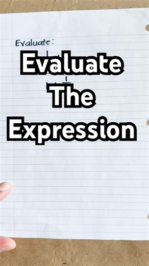 Evaluate the expression #mathematics #dividing