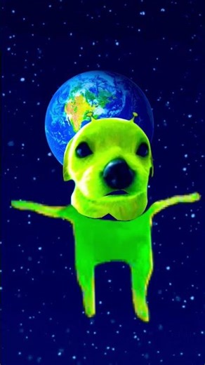 alien dog dance my way 😍😍#animation #fun #alien dog