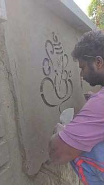 vinayagar design elevation work #tamil #construction #thagadurmesthri #tamil