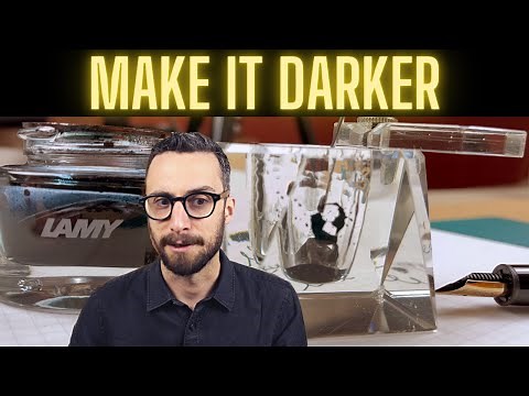How to make BETTER Fountain Pen ink? Lamy Crystal Ink Review