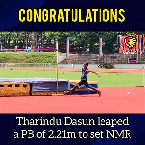 23K views · 586 reactions | Dasun Samaraweera leaped a Personal best of 2.21m to win the Mens High Jump with a meet record at the Defence Services Athletics Championship 2025 | Ceylon Athletics | Facebook