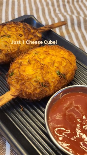 Cheesy Paneer Potato Lollipop | Easy Evening Snack #shorts #youtubeshorts #panirrecipe #potatosnacks