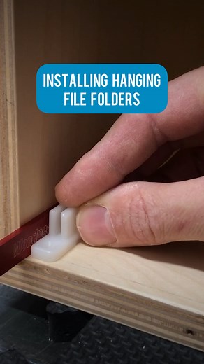 Hanging file folders for drawerganization. #drawerganization #fileorganization #organization #windowseat #cabinetry #woodwork #kjsawdust #woodworker #shopsounds #woodworking #garageworkshop | KeithJohnson_CustomWoodworking