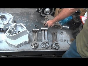 #103 1972 junk shovelhead motor rebuild loose case bearing insert lock-n-stitch harley tatro machine