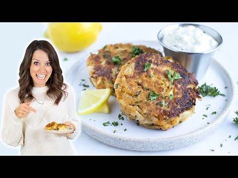 The EASIEST Crab Cakes Recipe + 2 Dipping Sauces!