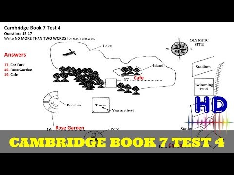 IELTS Listening Map Practice & Answer Keys 8