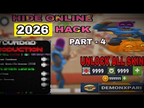 Hide Online 4.9.50 Mod Menu 🚀 | All Skins + Unlimited Money APK