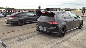 51K views · 2.8K reactions | During the RACE 1000 1/2 Mile in Germany, I have filmed this fast 650HP VW Golf 7 R PK Performance Tuning. It did some head to head drag races against some other cars, like a 650HP Mercedes-AMG C 63 S Coupe, 900HP Audi TT RS TTE855 MTR Performance and more. Enjoy the video. | Gumbal | Facebook