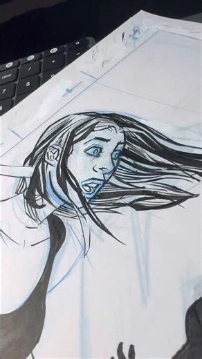 #inking #comicbook #comic #art #drawing #makingcomics #sketch