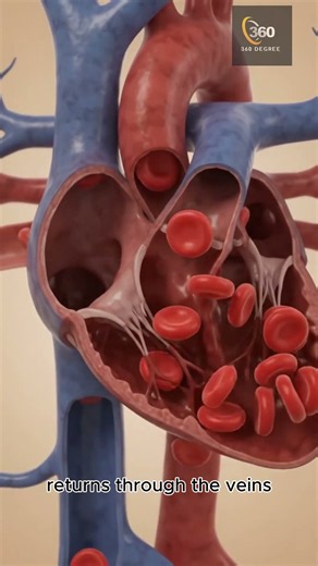 ❤️ How Blood Circulates Through Your Body 🩸 | Heart → Aorta → Veins → Heart | 3D Anatomy