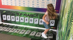 Frog Hop Number Line