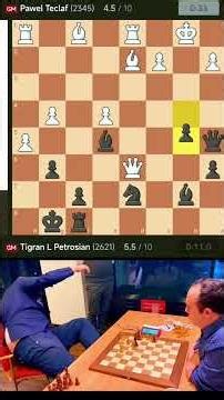 Epic Lose untill Fall of Chair | Pawel Teclaf vs Tigran Petrosian L.