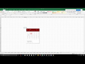 How To Pop Up A Calendar When Clicking A Specific Cell In Excel?