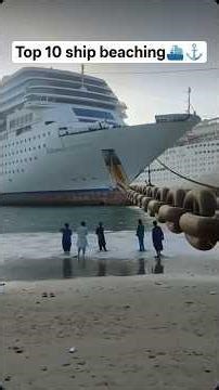 Ship beaching⛴️⚓ #ship #cruiseship #trending #ytshorts #alang #shorts #viral
