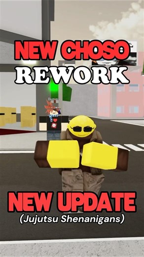 NEW CHOSO REWORK + NEW UPDATE IN JJS! #jjs #jujutsushenanigans #roblox #funny #anime
