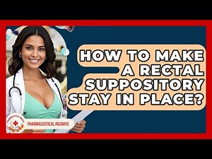 How To Make A Rectal Suppository Stay In Place? - Pharmaceutical Insights