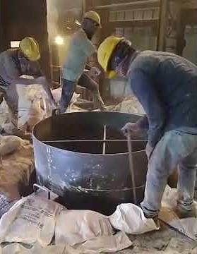 Dense refractories neutral ramming mass install lining of furnace