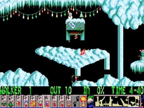 Xmas Lemmings 1991 - Full Walkthrough