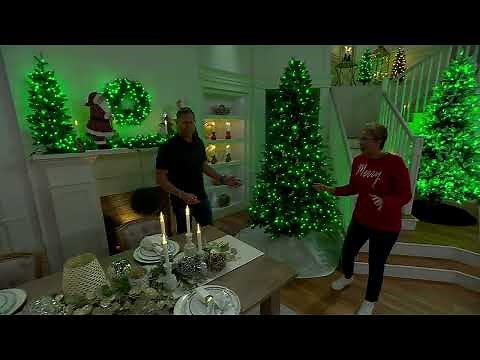 Bethlehem Lights Color Prism Multi-Function Christmas Tree on QVC