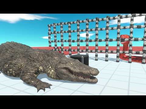 Purussaurus Rescues Reptiles from the Unit Maze - Animal Revolt Battle Simulator
