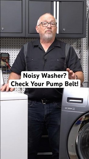 Washer Making This Noise? Check Your Pump Belt!
