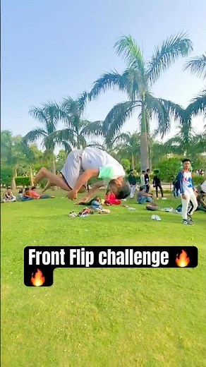 Front Flip Challenge 🔥🔥 #flip #acrobatics #bboying #backflip