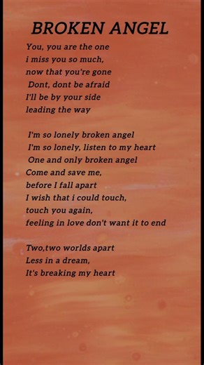 BROKEN ANGEL (lyrics) - Arash ft.Helena #ytshorts #music #lyrics #musica #hitsong #fyp #song #viral