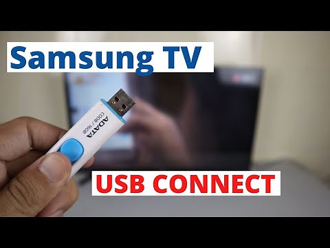 How to Connect and Play USB Drive to Samsung LED TV