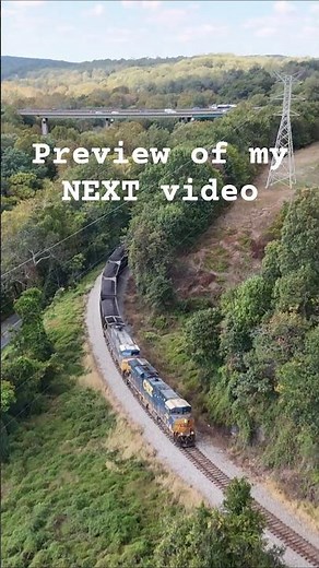 CSX loaded coal train - Short teaser for my next video!