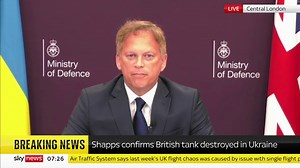 66K views · 1.4K reactions | The Defence Secretary confirms that a Challenger 2 tank has been lost in Ukraine after it was 'hit by Russian artillery'. He adds that the UK won't be sending a replacement to Ukraine. https://trib.al/YKanzN3  Sky 501, Freeview 233 and YouTube | Sky News | Facebook