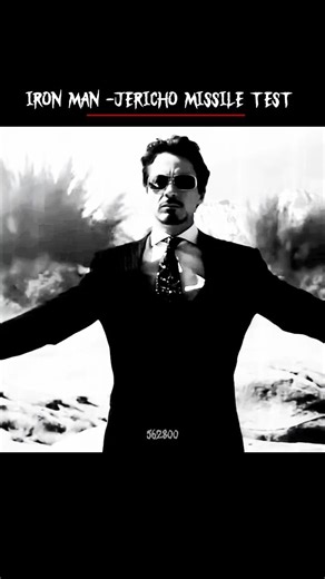 Iron Man - Jericho Missile Test 🥵 #shortsfeed #ironman #shorts