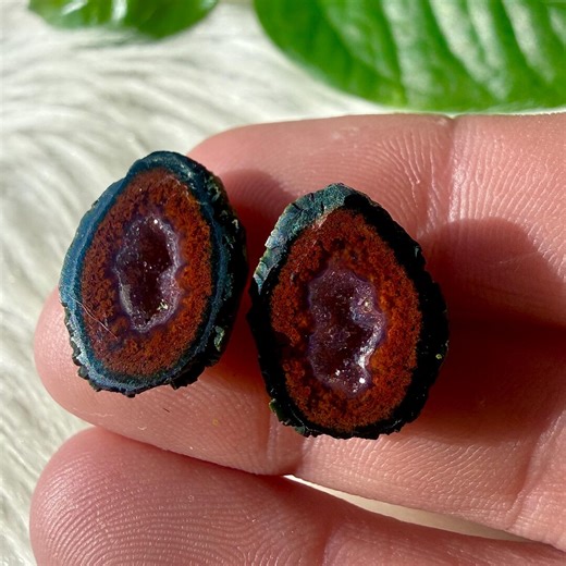 Natural Druzy Tabasco Geode Pair From Zacatecas, Mexico / Sparkly Druzy Agate Geode Crystal Pair From Mexico - Etsy